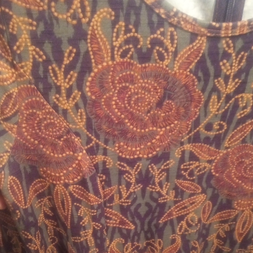 Floral Patterned Dress | Soft Surroundings | 16 PTP - Picture 3 of 4